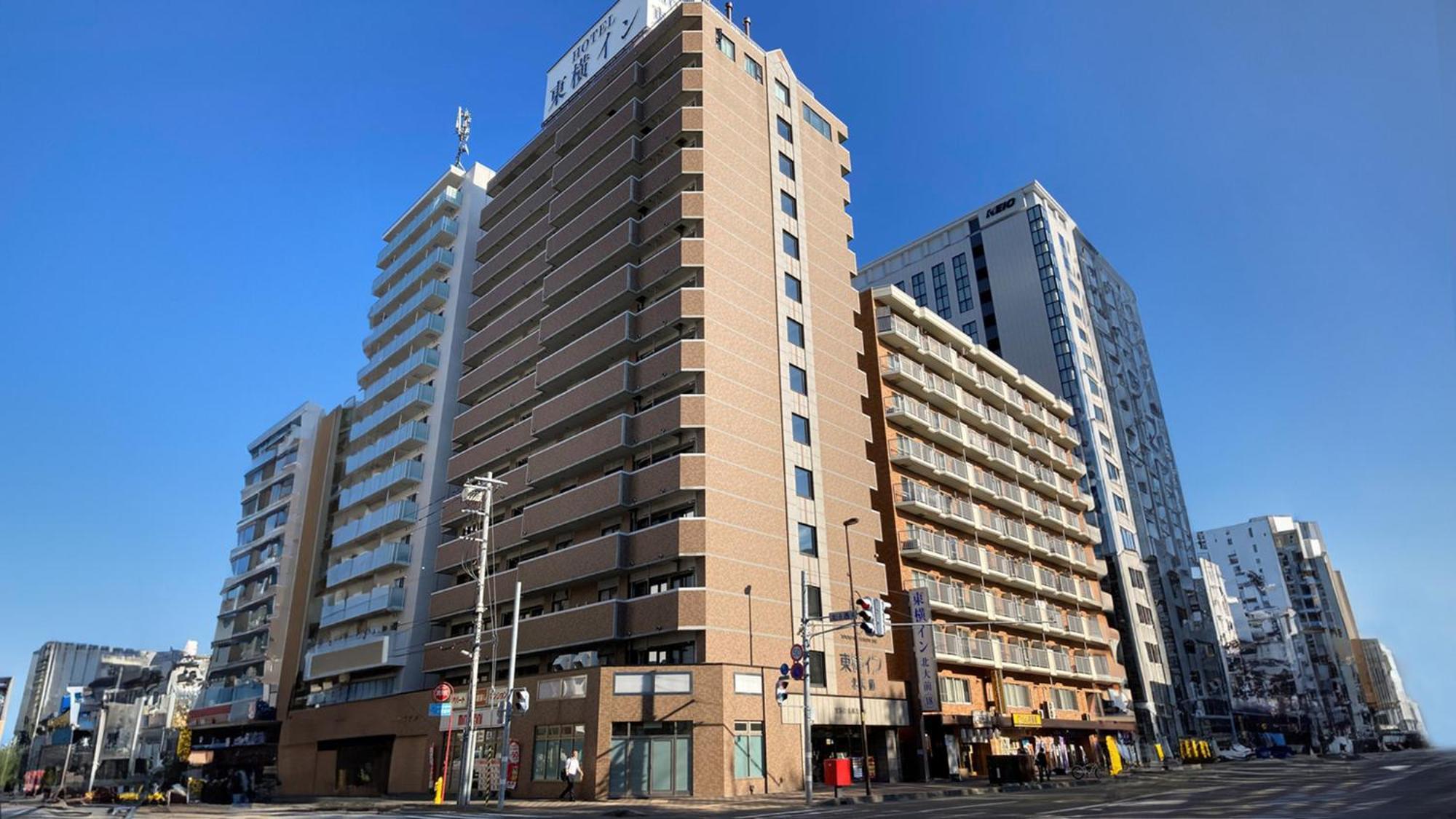 Toyoko Inn Hokkaido Sapporo-Eki Nishi-Guchi Hokudai Mae מראה חיצוני תמונה